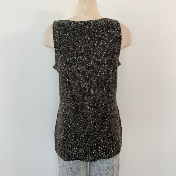 Chico’s Fergie Sparkle Sleeveless Tank Sweater Wool Shimmer Size 2 (US 12) NWT - Picture 5 of 10